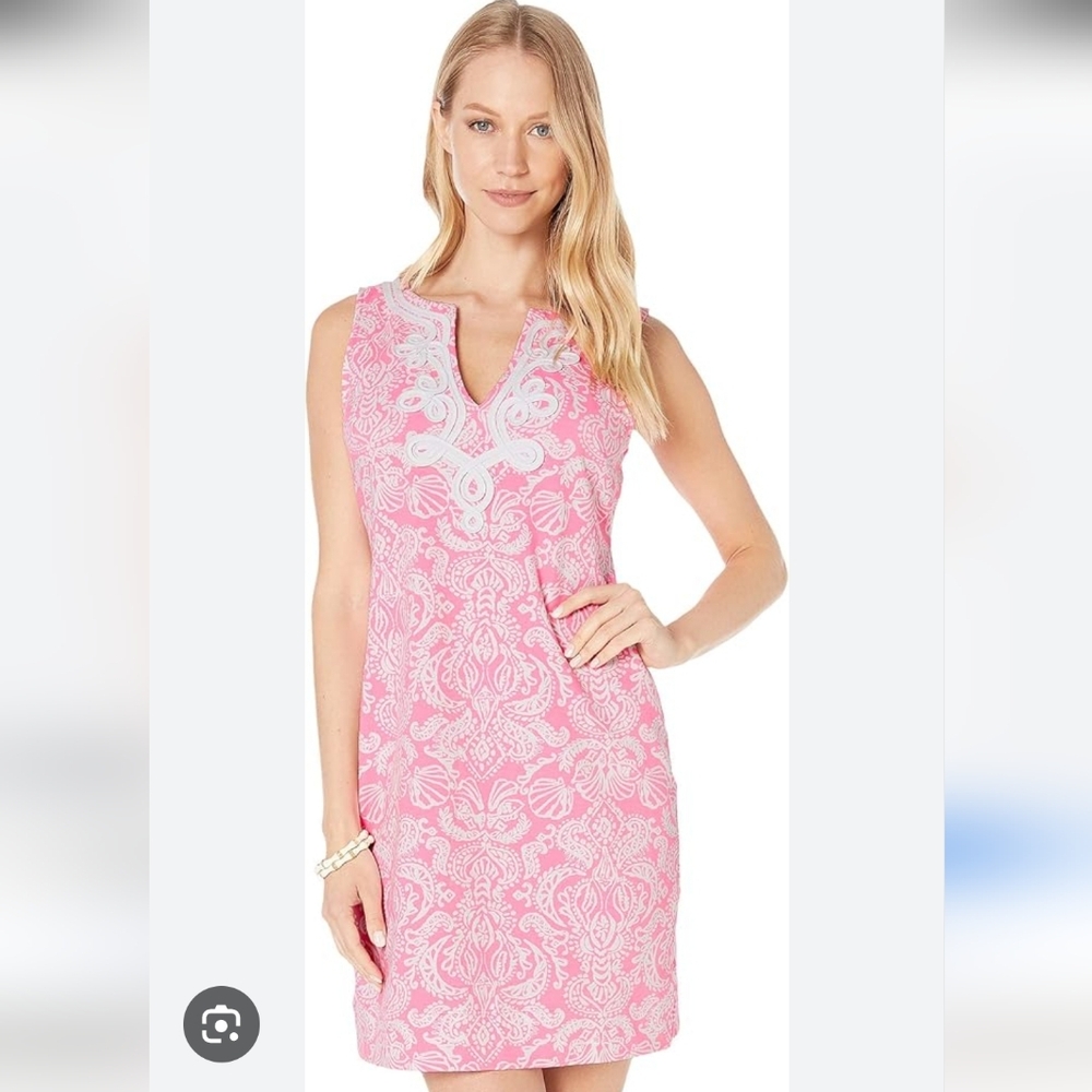 Lilly Pulitzer Pink Paisley-Print Sleeveless Dress S
